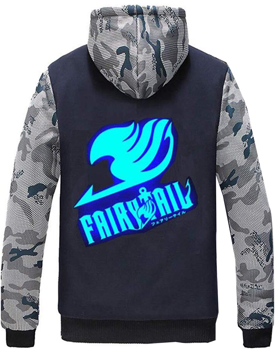 Poetic Walk Fairy Tail Cosplay Anime Noctilucence Hoodie - Official Anime Merchandise for Cosplay & Conventions | Perfect for Halloween, Comic Con & Anime Events