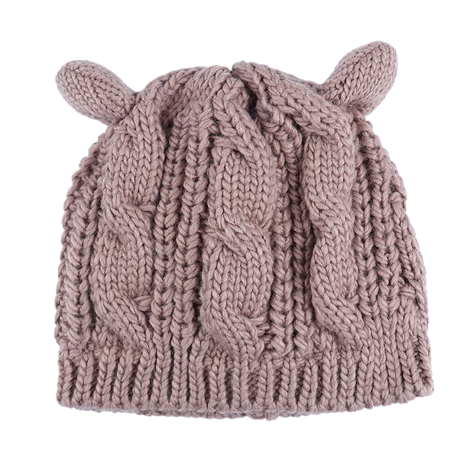 Fashionable Crochet Knit Beanie for Women - Warm Winter Hat, Casual Ball Cap, Ski Beanie - Perfect for Outdoor Activities, Skiing, and Daily Wear