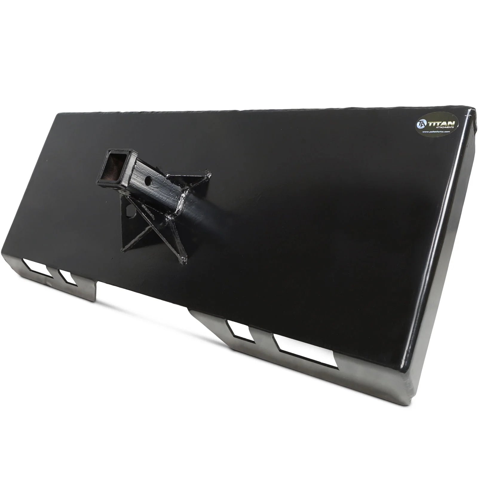 Heavy Duty Skid Steer Trailer Receiver Hitch Plate | Universal Quick Attach for Tractors & Loaders | 3,000 lb Capacity – STH1220 | Ideal for Farm Equipment, Construction & Landscaping