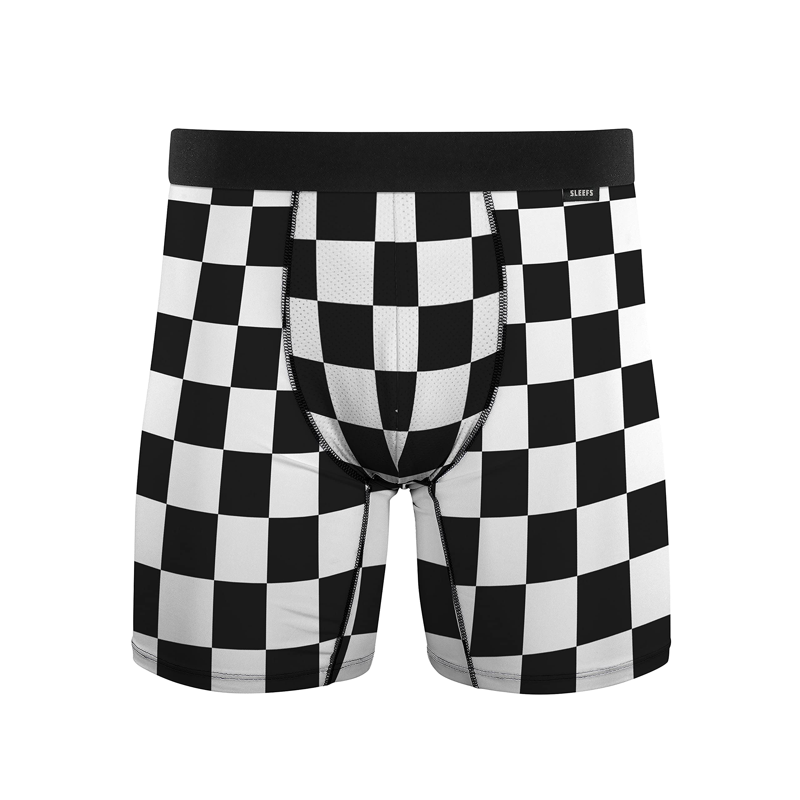 SLEEFS Soft Men's Cotton Underwear - Breathable Boxer Briefs with Pouch Support for Comfort & Style - Multipack Assorted Patterns - Perfect for Daily Wear, Workout & Lounge