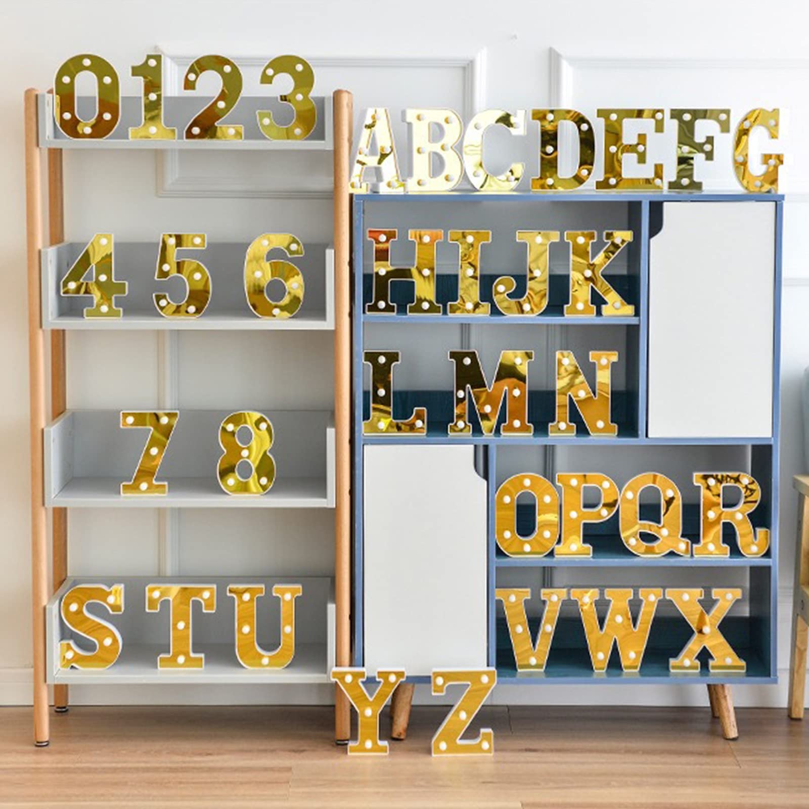 Unique DIY Christmas Decorations for Indoor & Outdoor - LED Letter Lights with Warm White Glow | Perfect for Holiday Parties, Home Decor & Gift Giving