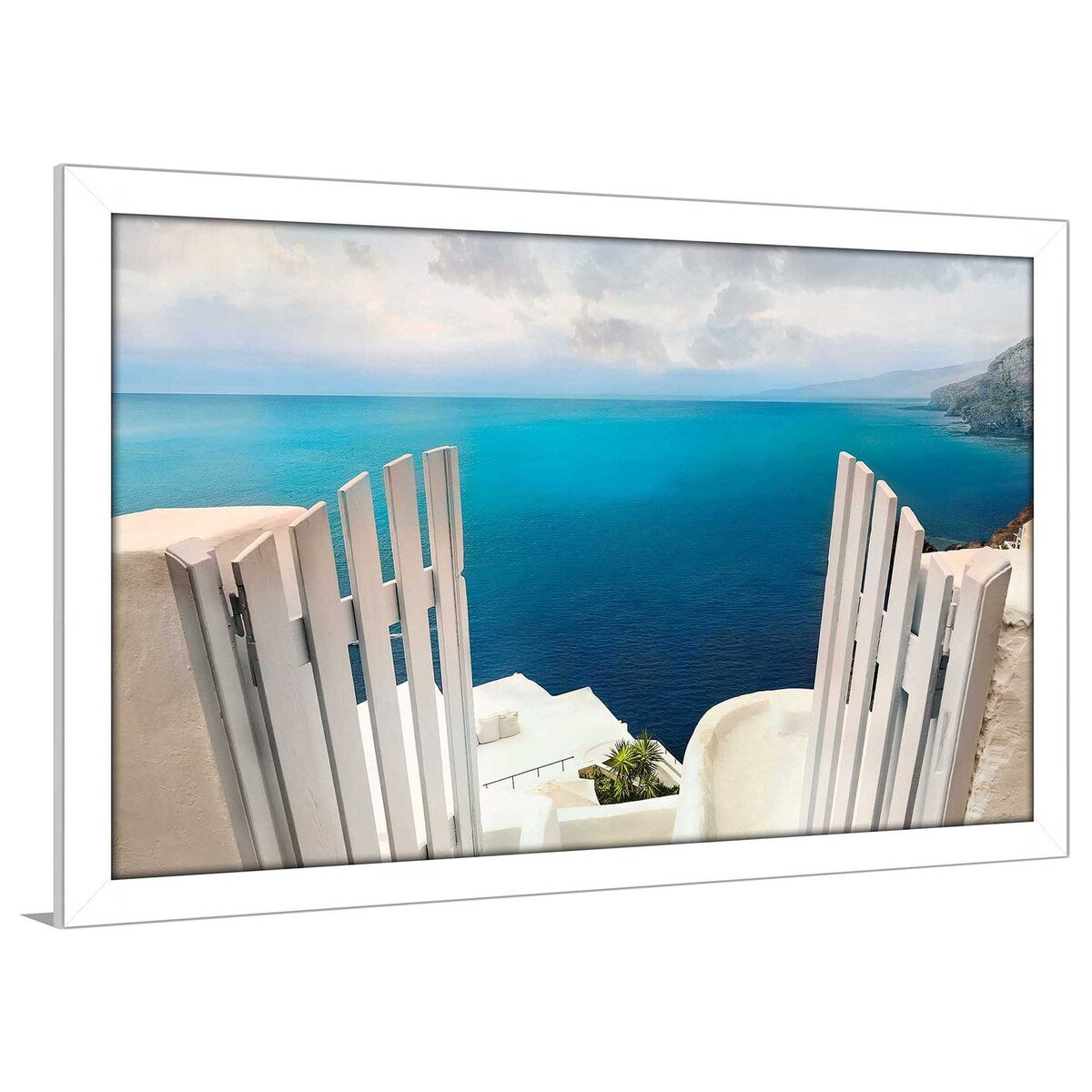 Blue Dreams by Mike Calascibetta - Premium Acrylic Wall Art Print - Modern Home & Office Decor - Perfect for Living Room, Bedroom or Gallery Display