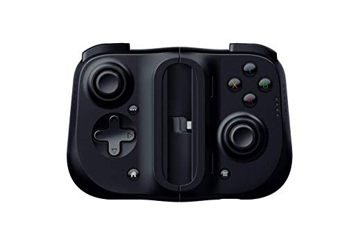Razer Kishi for iPhone - Mobile Gaming Controller with USB-C, Ergonomic Design, Adjustable Fit, Analog Sticks & Ultra Low Latency | Perfect for Fortnite, Call of Duty Mobile & Cloud Gaming on iPhone (Black)