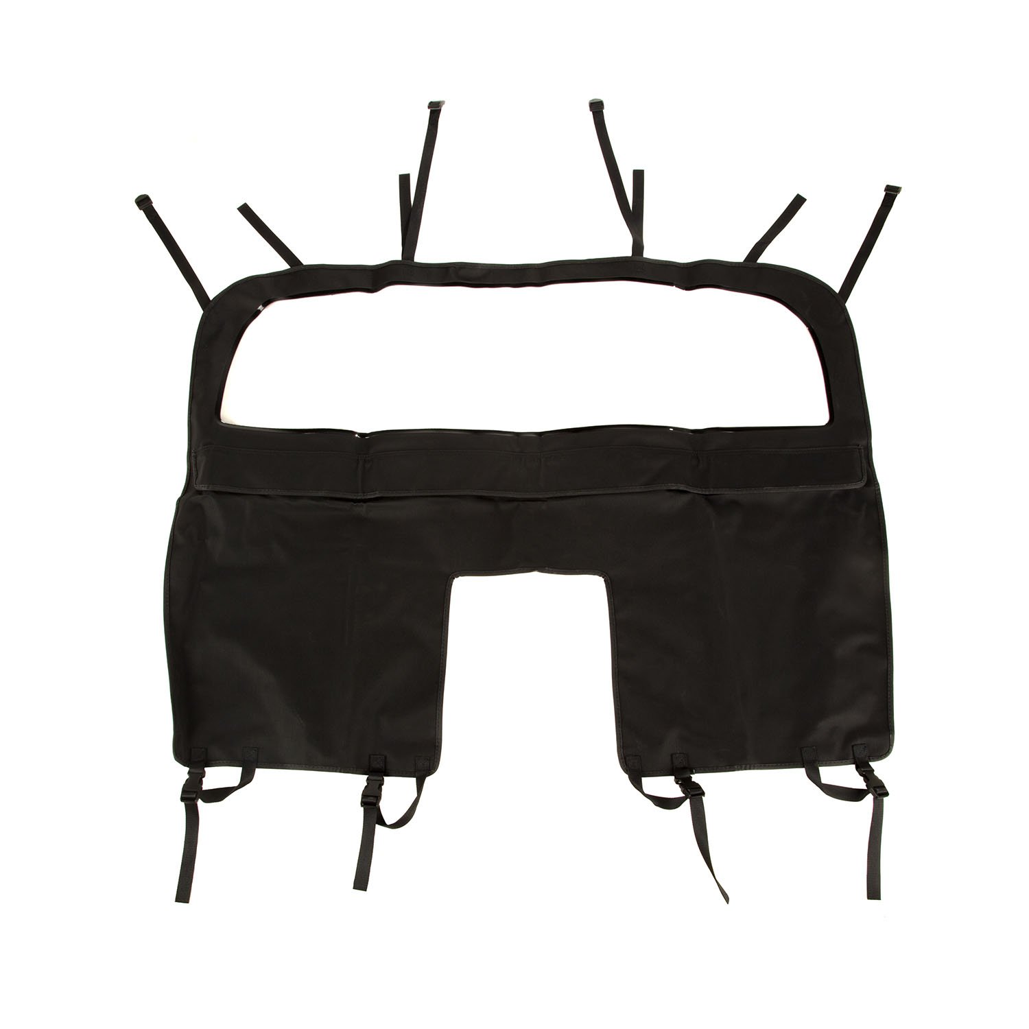 Rugged Ridge Windbreaker for 2007-2018 Jeep Wrangler JK 4-Door | Heavy-Duty Weather Protection | Perfect for Off-Road Adventures & Harsh Conditions