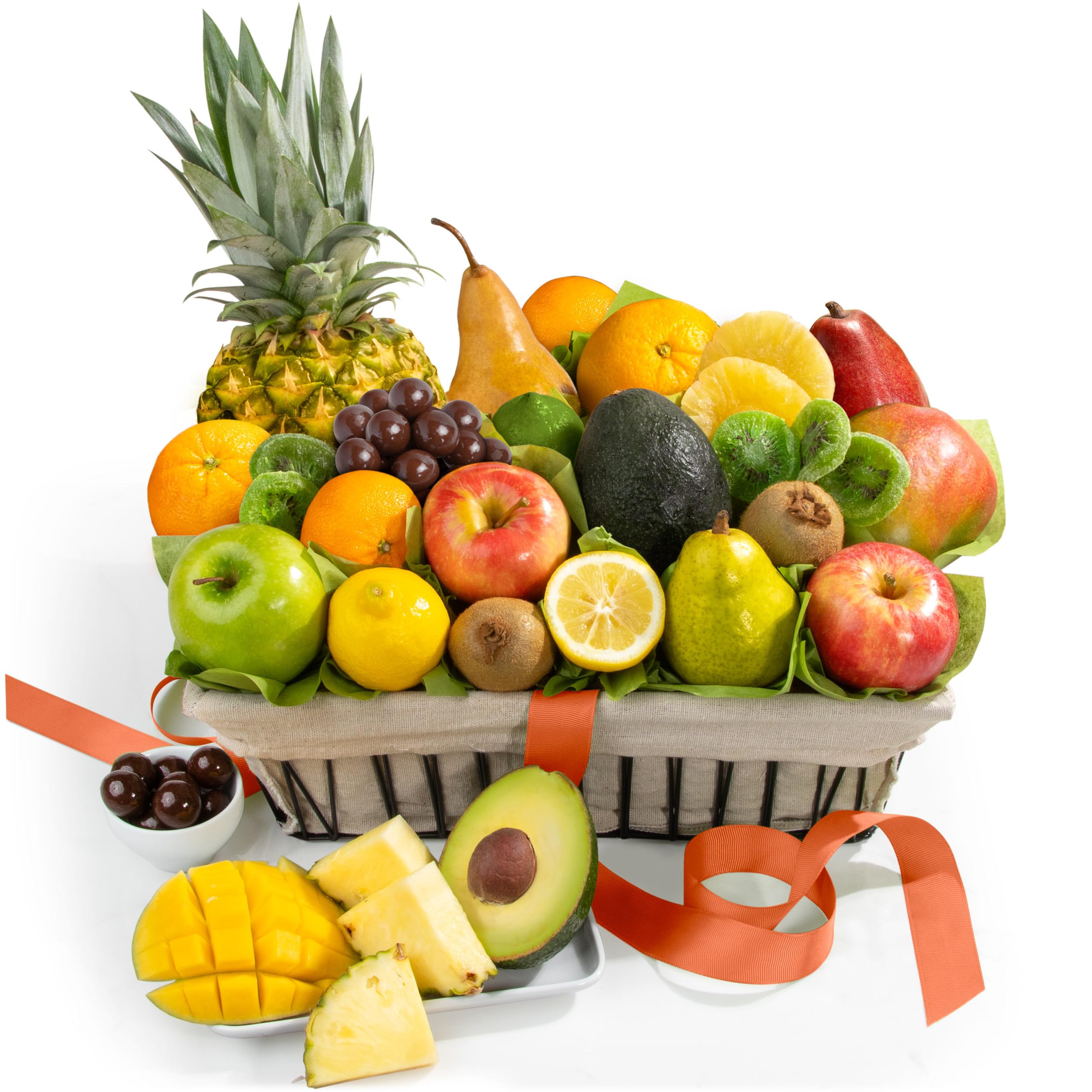 Premium Tropical Fruit Gift Basket - Fresh Exotic Fruits Delivered - Perfect for Holidays, Birthdays & Corporate Gifts
