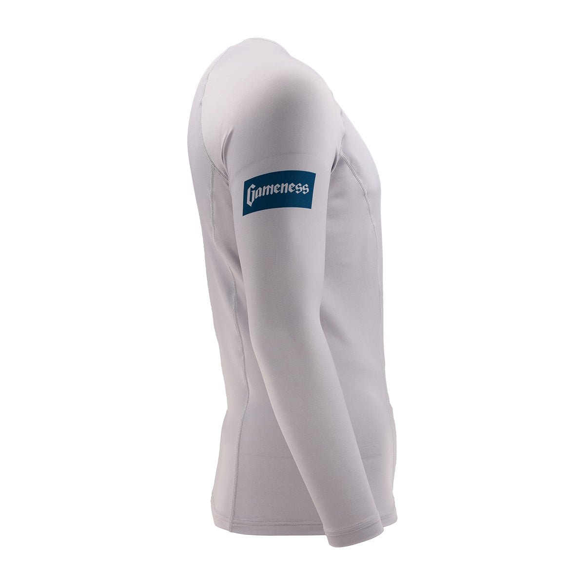 Gameness Men's Long Sleeve Rash Guard - UPF 50+ Sun Protection, Quick Dry Compression Shirt for MMA, BJJ, Surfing & Water Sports
