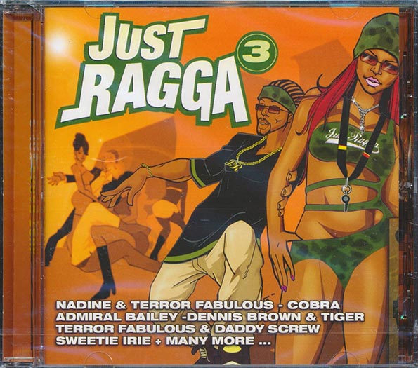 Just Ragga Volume 3 CD - Admiral Bailey, Red Dragon, Major Mackerel Reggae Music Collection | Perfect for Dancehall Parties & Caribbean Music Lovers