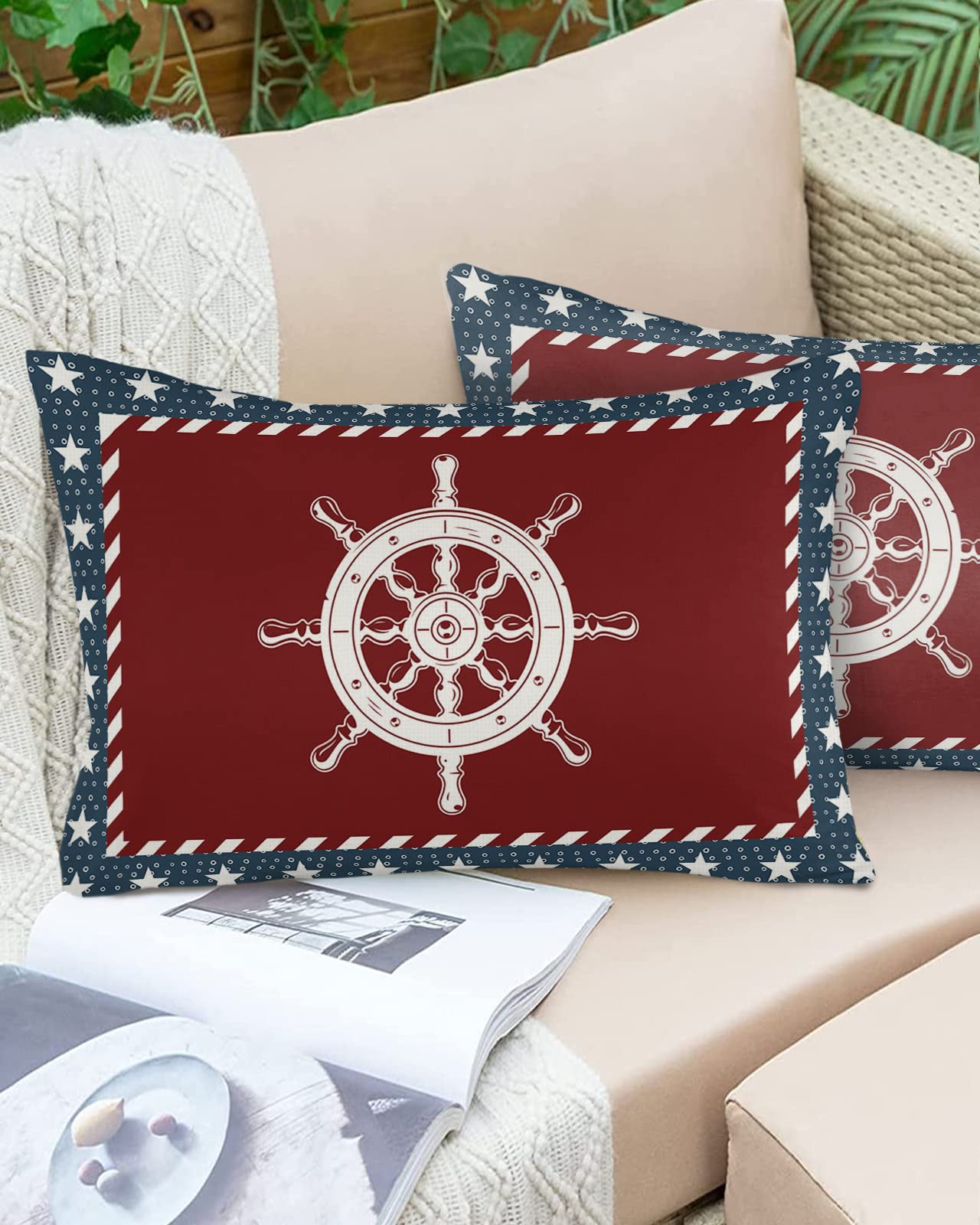 Waterproof Outdoor Pillow Covers Set of 2 - 20