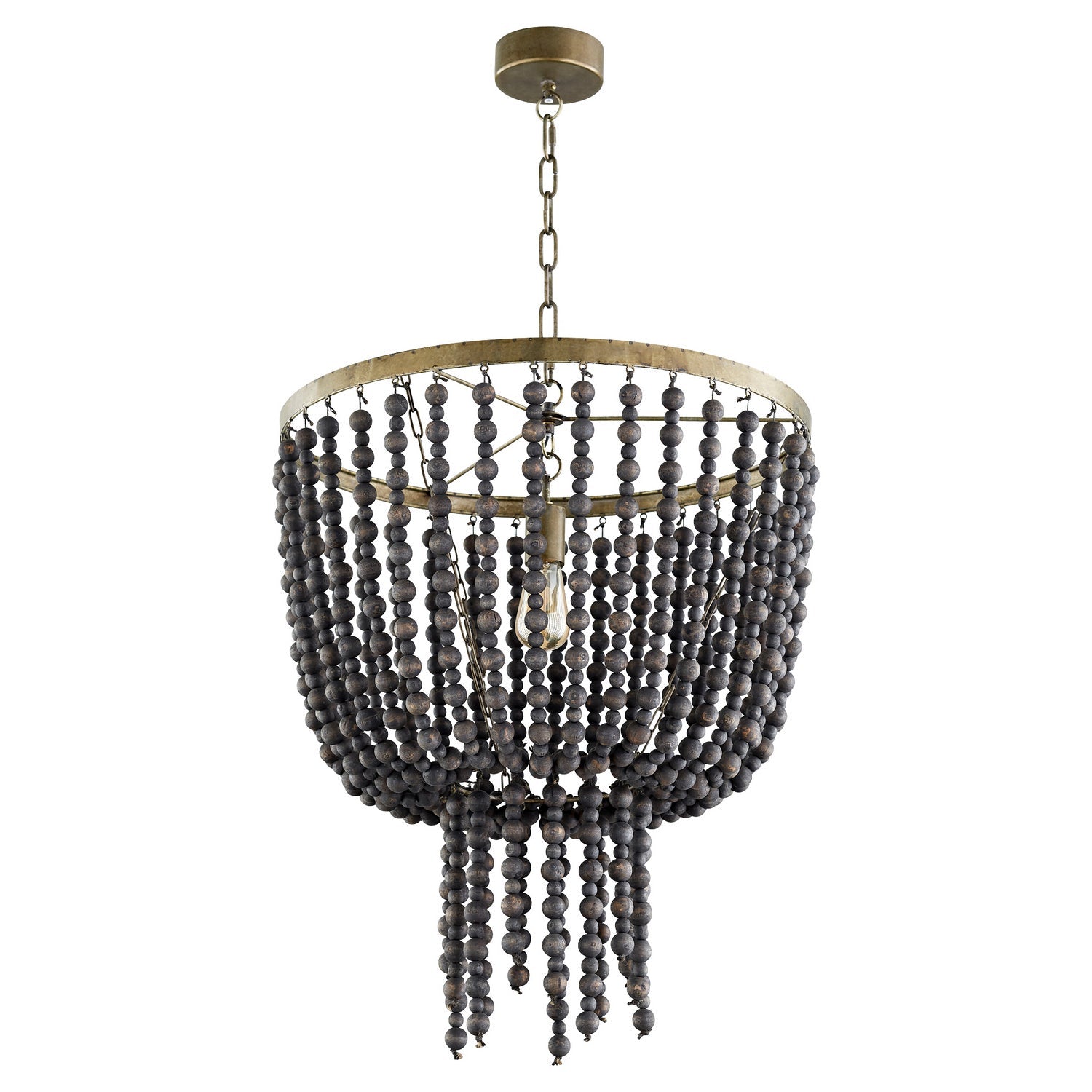 Cyan Design 11246 Black Round Hammock Pendant Light - Modern Ceiling Lighting for Living Room, Bedroom & Dining Room