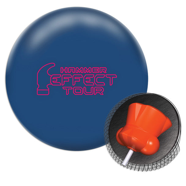 Hammer Effect Tour Bowling Ball - High Performance Reactive Resin for Strikes & Spares | Perfect for League Play & Tournament Bowlers