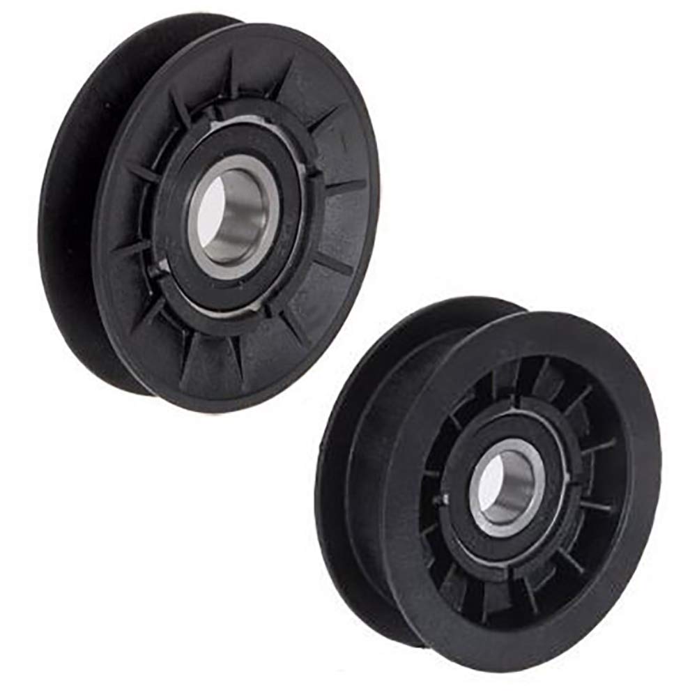 RAParts Replacement Idler Pulley Kit Compatible with John Deere L111 L118 L120 L130 Lawn Mower Tractors - Durable Aftermarket Part for Smooth Belt Operation in Mowing & Landscaping