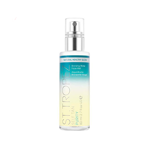 St. Tropez Self Tan Purity Face Mist - Natural Looking Sunless Tanning Spray for Face & Neck | Perfect for Pre-Vacation Glow & Daily Tan Maintenance