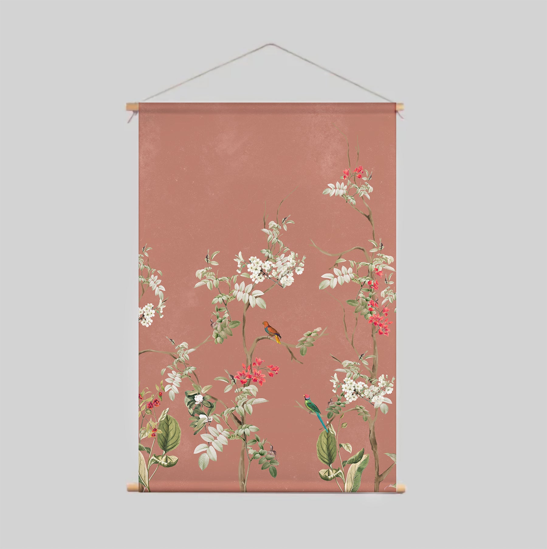 Lush Eden Punch Textile Poster - Vibrant Wall Art for Home & Office Decor - Perfect for Living Rooms, Bedrooms, and Workspaces