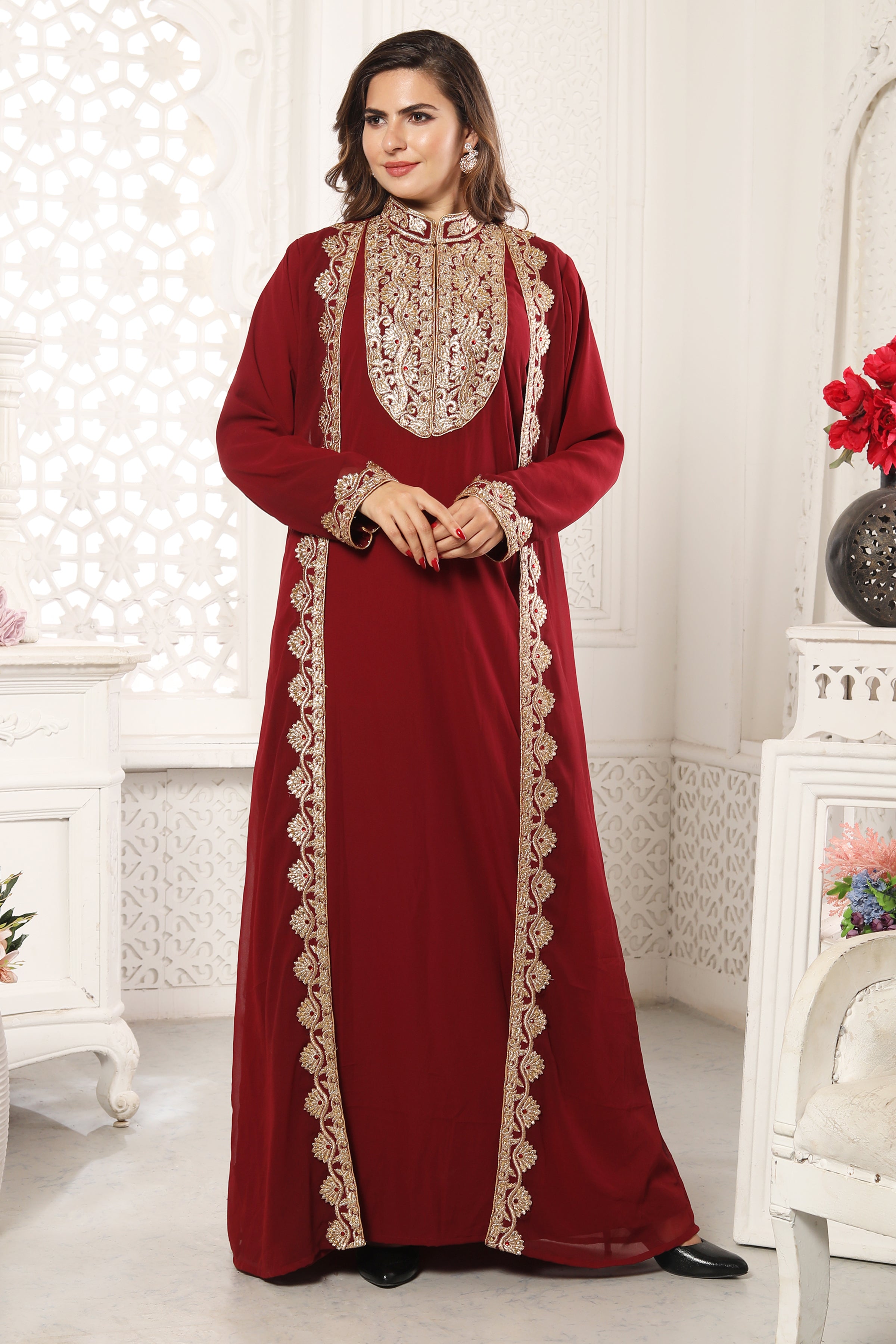 Handmade Designer Bridal Gowns for Wedding & Eid Party | Elegant Embroidery Evening Dresses for Brides, Mehndi & Special Occasions