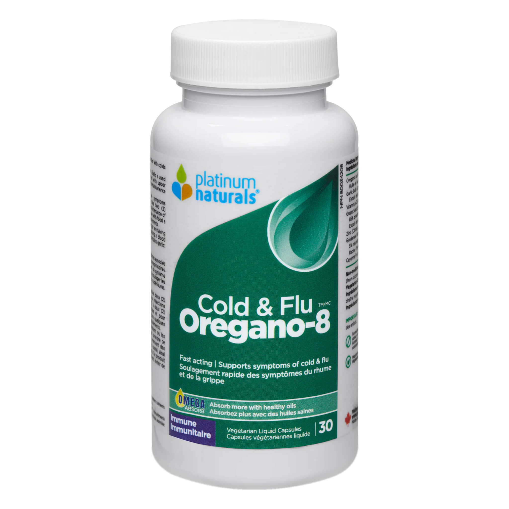 Organic Oregano Oil Drops for Cold & Flu Relief - Natural Immune Support & Respiratory Health - Use for Wellness, Travel & Seasonal Defense