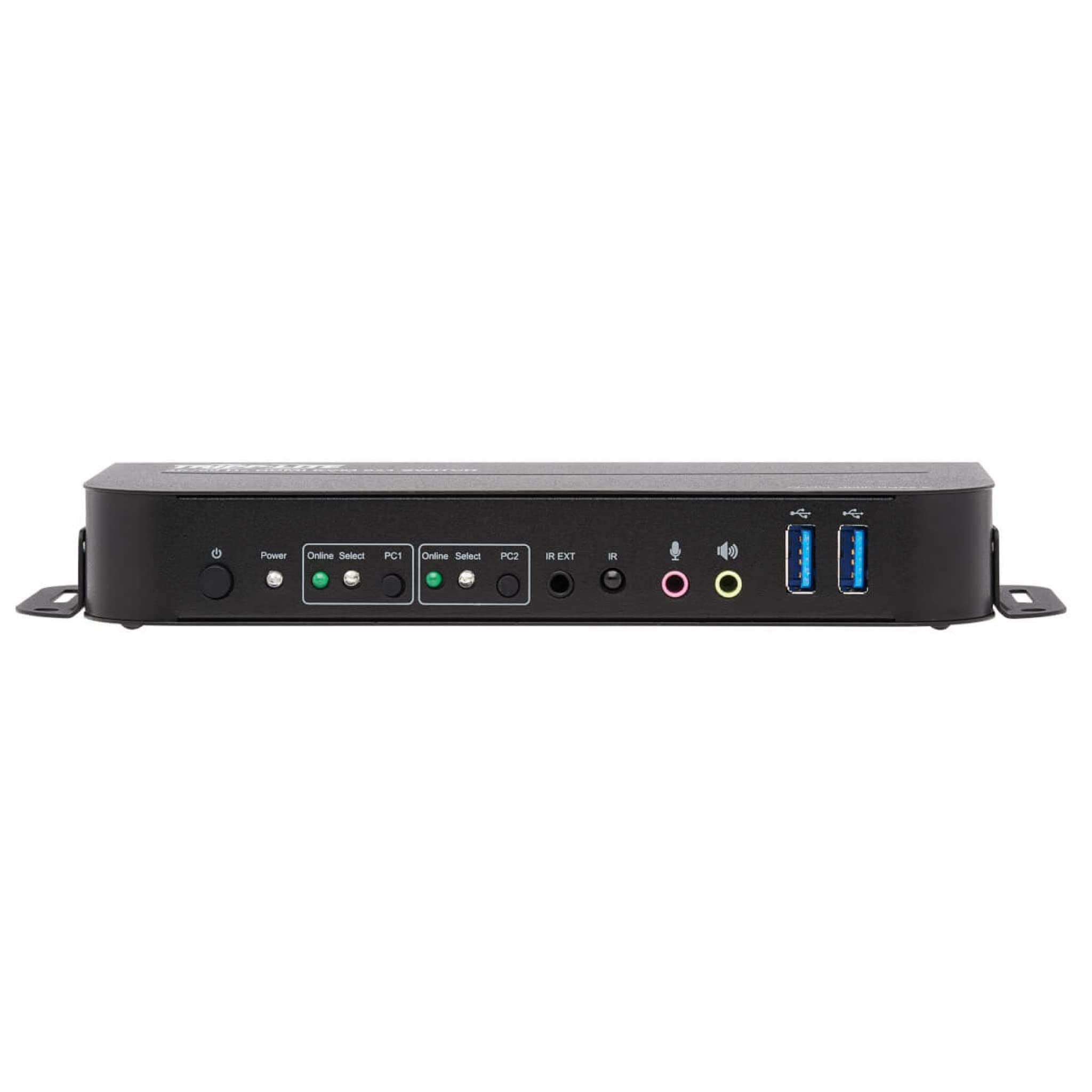 Tripp Lite B005-HUA2-K 2-Port HDMI USB KVM Switch - 4K 60Hz HDR HDCP 2.2 - Dual Monitor & USB 3.0 Sharing for Home Office & Gaming Setup