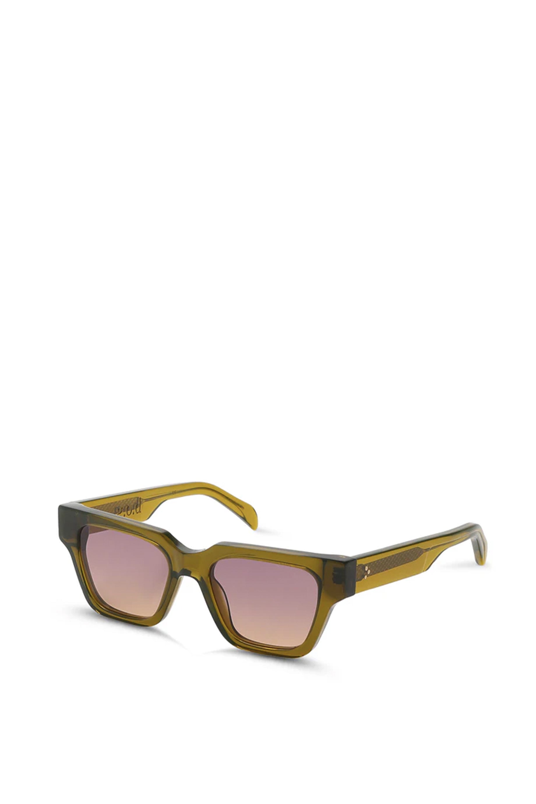 G.O.D 35 Polarized Sunglasses for Men & Women - Olive Green UV Protection - Perfect for Driving, Beach & Outdoor Activities