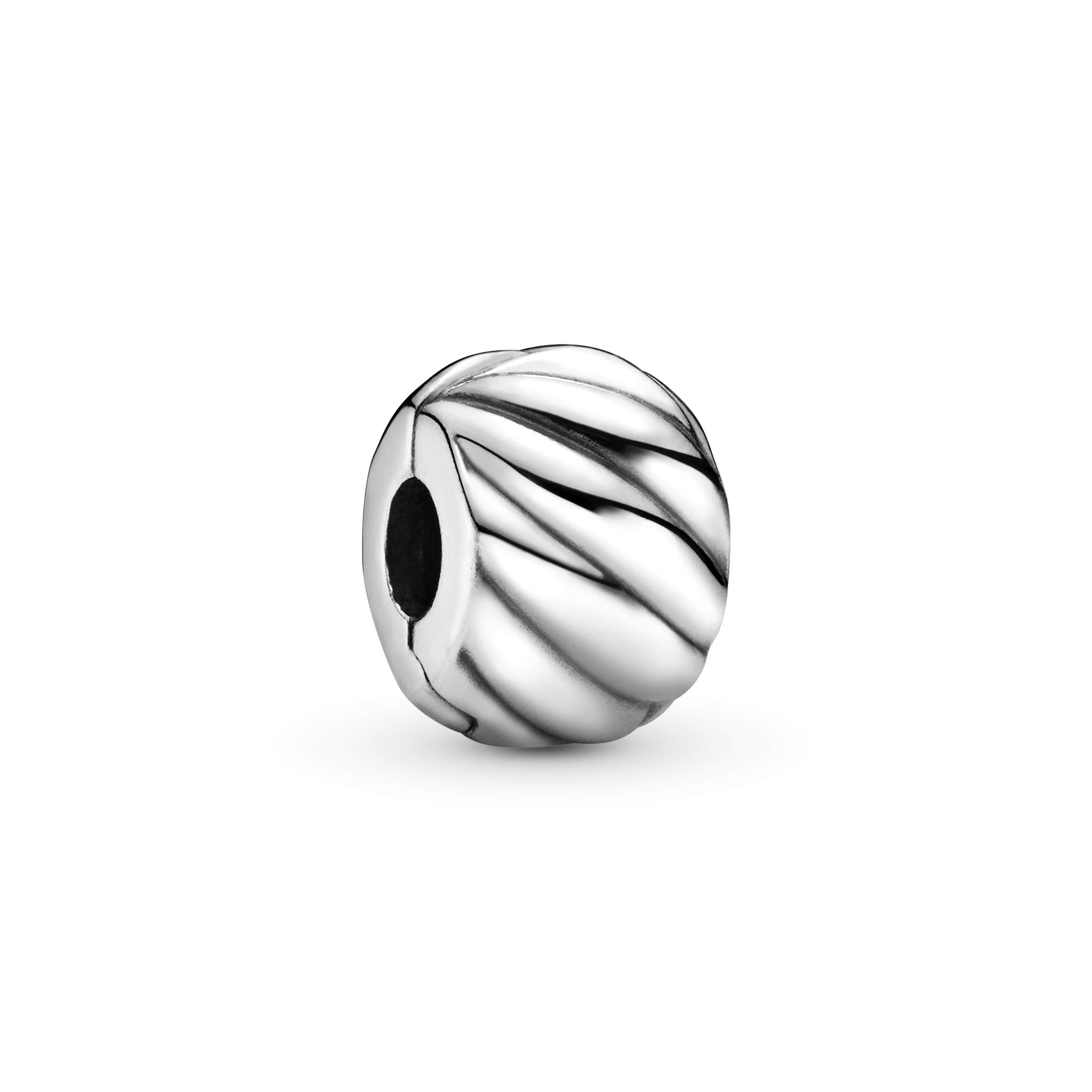 Pandora Feathered Sterling Silver Charm Bracelet | Elegant Dangle Pendant for Women | Perfect Gift for Birthday, Anniversary & Special Occasions