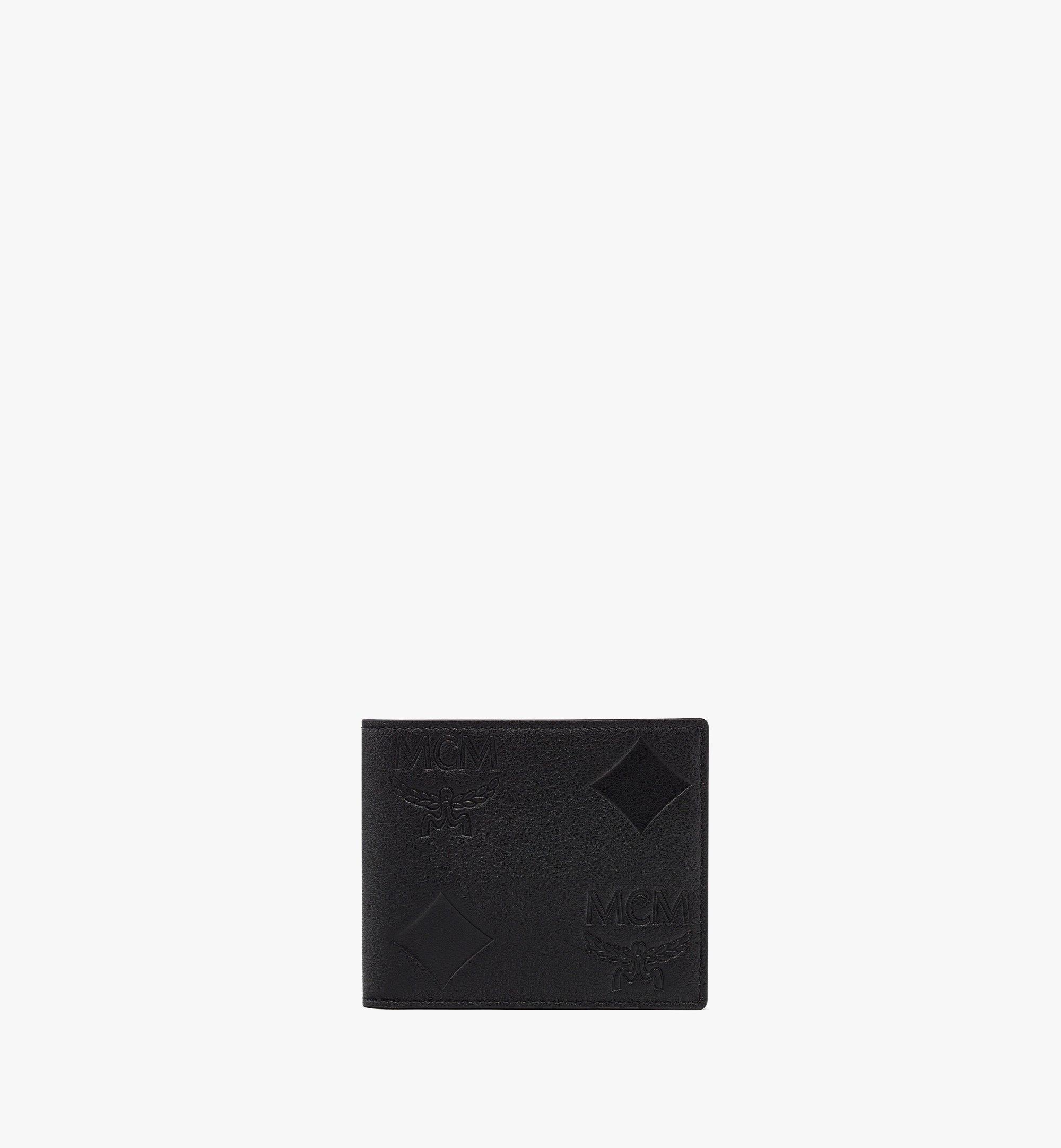 Aren Bifold Wallet for Men - Premium Maxi Monogram Leather - Slim RFID Blocking Wallet for Everyday Carry & Travel