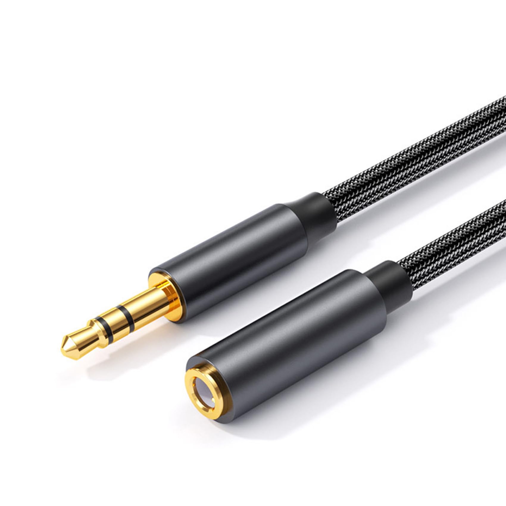 luoshaPUCY 3m 3.5mm Male to Female Audio Extension Cable - Gold Plated Stereo Aux Cord for iPhone, iPad, Smartphone, PC, Tablet, Speaker - Perfect for Home Theater, Car Audio & Gaming Setup