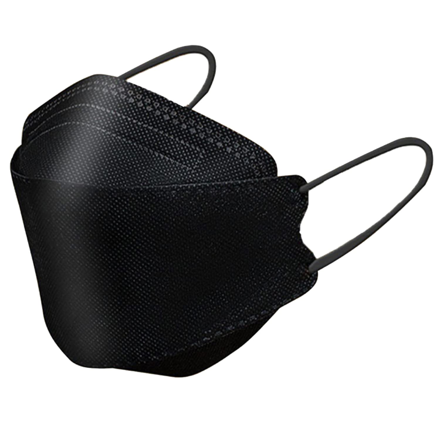 KF94 Black Face Mask - 4 Layer Breathable for Travel & Work