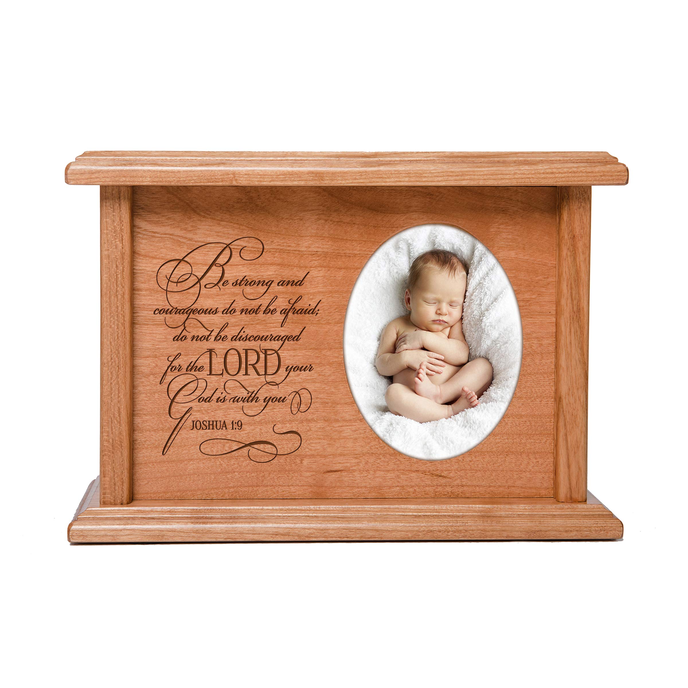 Lifesong Memorial Mini Wooden Urn for Ashes - Adult & Baby Keepsake Funeral Urn with Lid - Perfect for Cremation Remembrance, Condolence Gifts & Home Memorial Displays