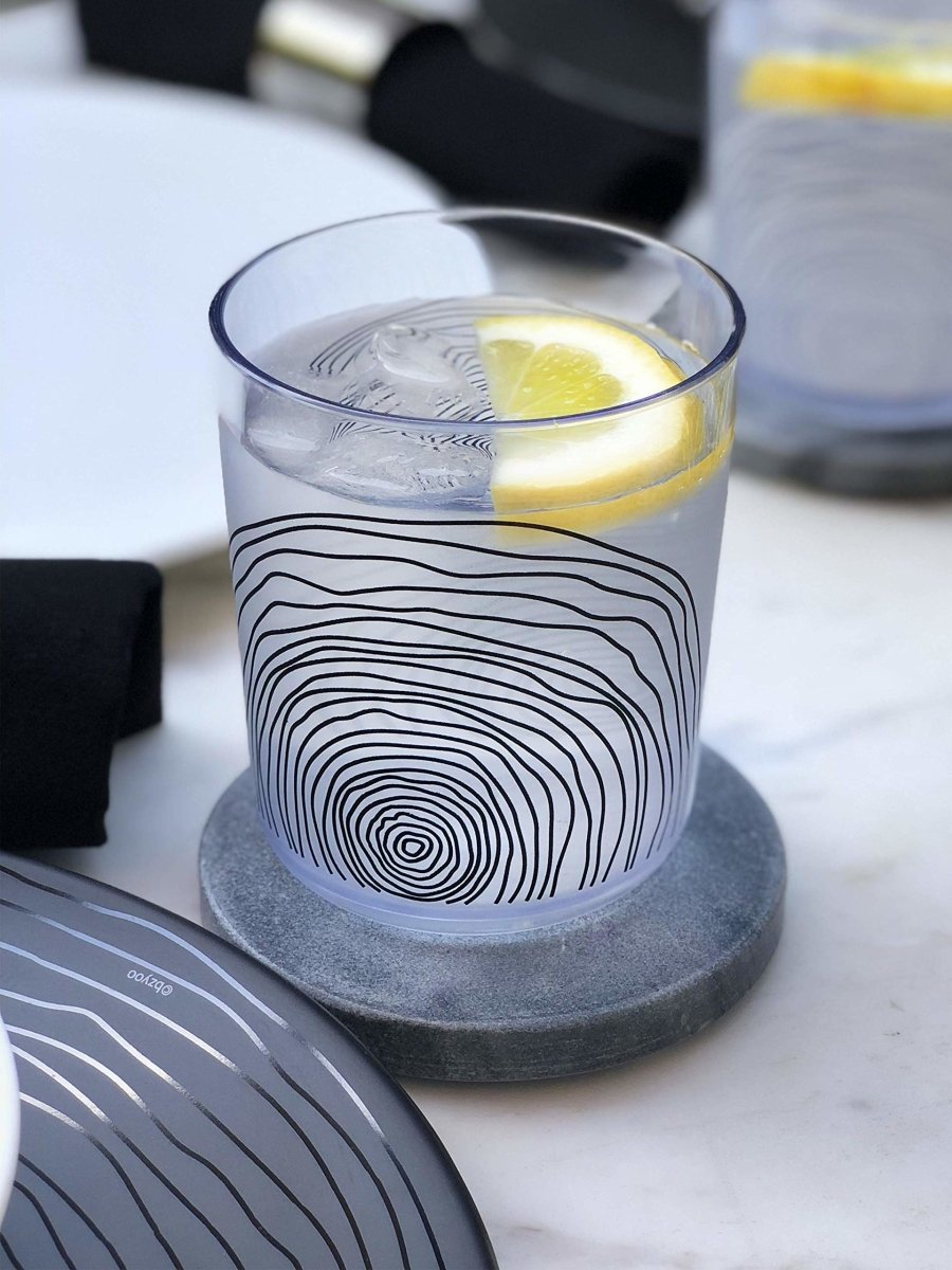 14oz BPA-Free Plastic Tumbler Set of 6 - Reusable, Durable & Eco-Friendly Drinking Glasses for Home, Office, Parties & Outdoor Activities