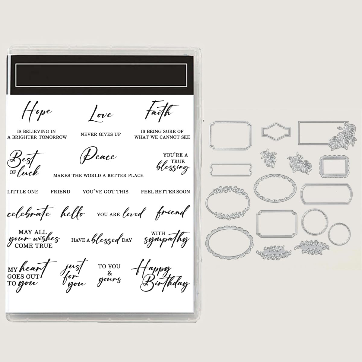 2024 New Stamps and Dies Set for Card Making - DIY Scrapbooking Metal Cutting Dies for Arts & Crafts, Perfect for Father's Day, Mother's Day, Thanksgiving Gifts - Home Decor, Greeting Cards, Wedding Invitations (Z6947)
