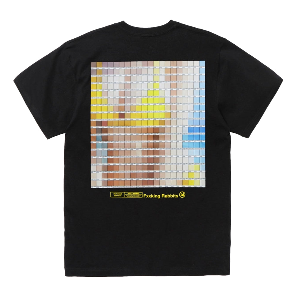 FR2 MOSAIC Swimwear Print T-Shirt for Women - Black Cotton Graphic Tee | Beachwear, Pool Party, Summer Fashion Outfit