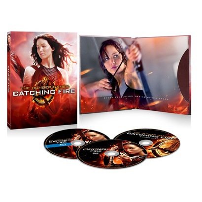 Catching Fire: The Hunger Games Blu-ray, DVD & Digital HD - Perfect for Movie Nights and Home Entertainment