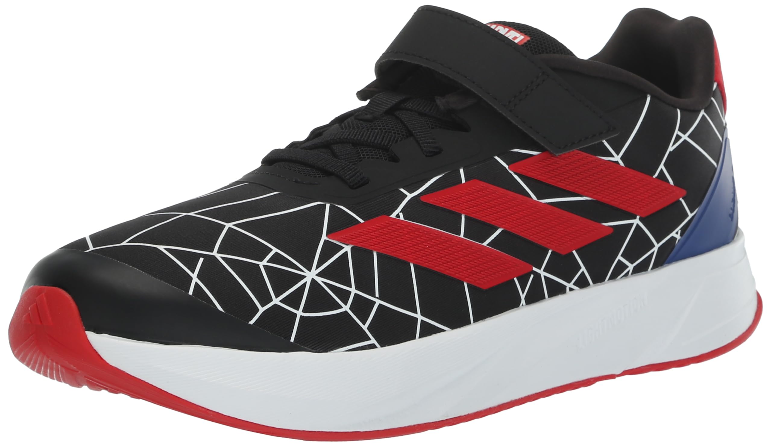 Adidas Unisex Kids Duramo Spider-Man EL K Running Shoes - Lightweight & Comfortable for School, Sports & Daily Activities