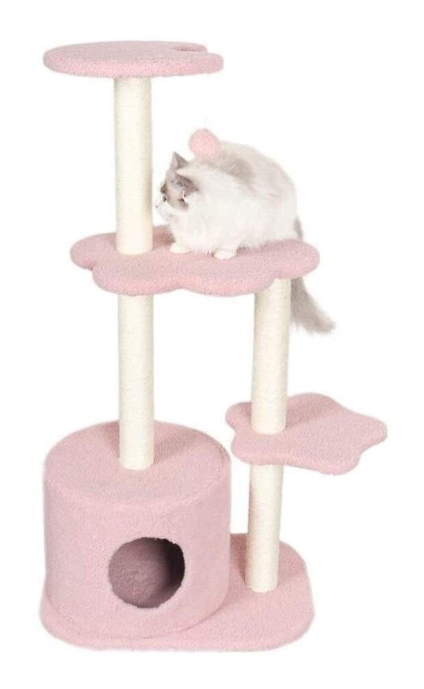 Premium Multi-Level Cat Tree with Plush Perches & Sisal Scratching Posts - 56