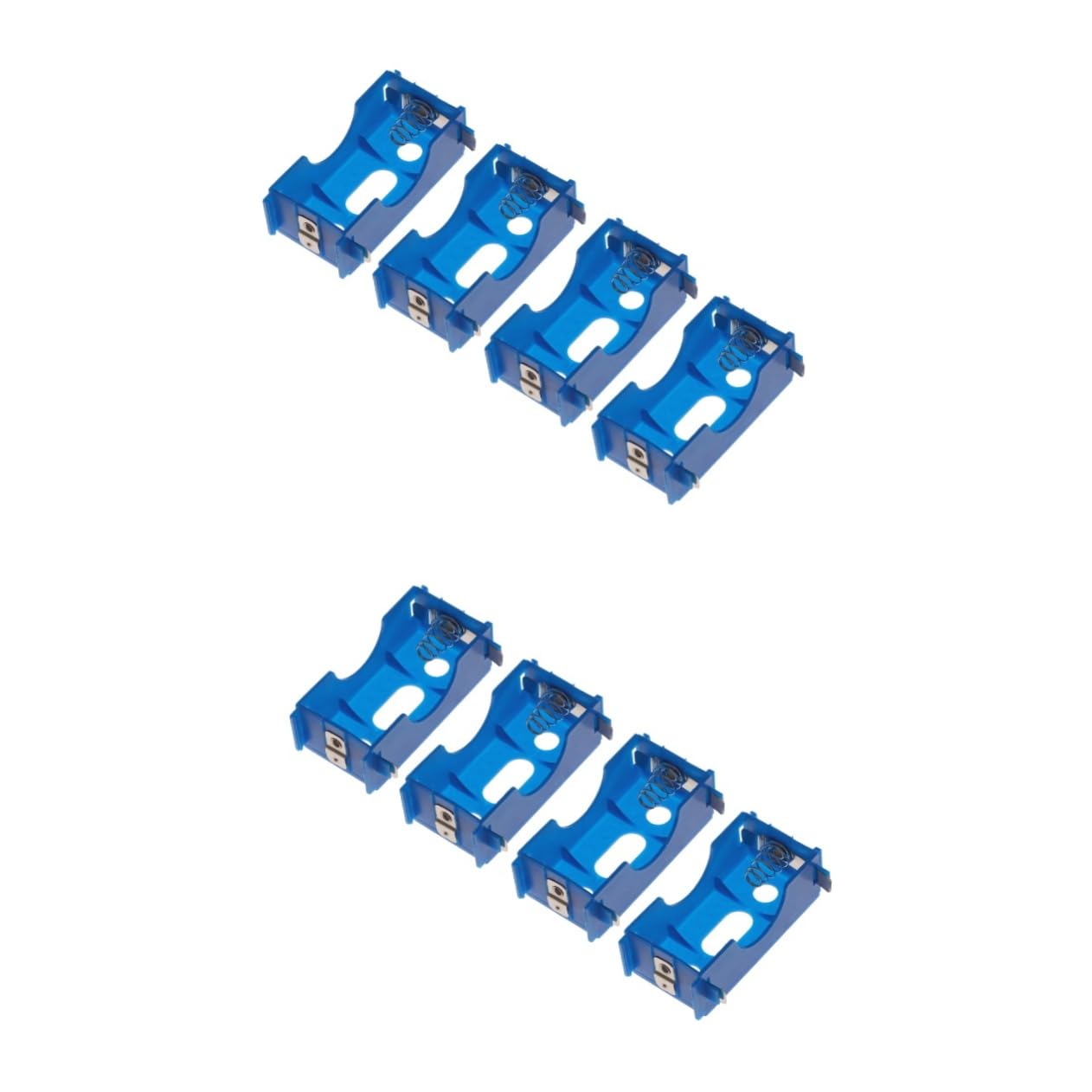 8 Pcs Battery Clip Holders for Science Experiments - Lab Equipment Battery Cases with Secure Cell Teaching Instrument - Perfect for Classroom Labs, DIY Projects & STEM Education