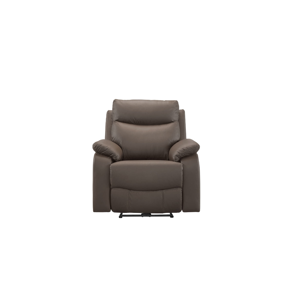 CozyMotion Chocolate Brown Power Recliner Chair - Electric Lift Reclining Sofa for Living Room, Home Theater & Elderly Comfort - Soft PU Leather with Cup Holders & USB Ports