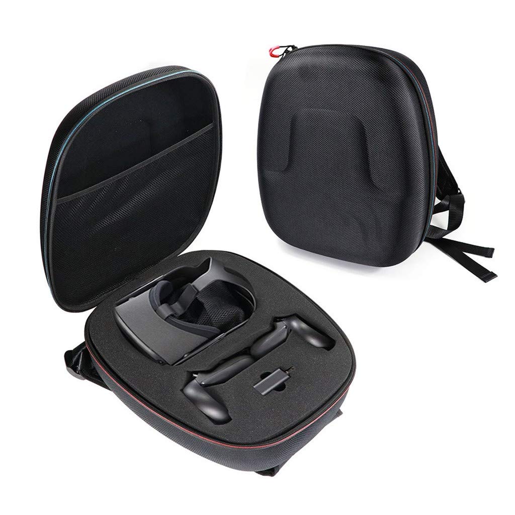 Premium Hard Carry Case for Oculus Quest VR Headset & Controllers - Durable Storage Bag with Double Zipper & Shoulder Strap - Protective Travel Pouch for VR Gaming Accessories - Ideal for Travel, Storage & VR Gaming Sessions