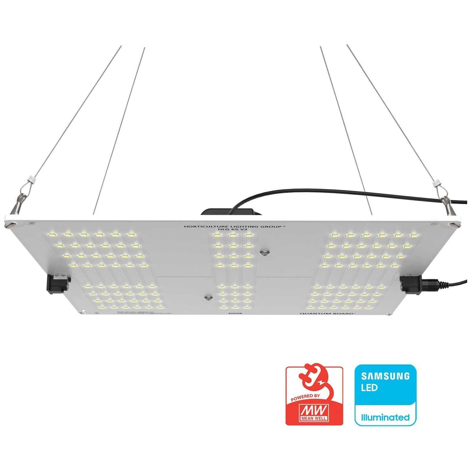 HLG 65 V2 LED Grow Light for Indoor Plants - Full Spectrum Veg Lighting for Hydroponics, Greenhouses & Home Gardening