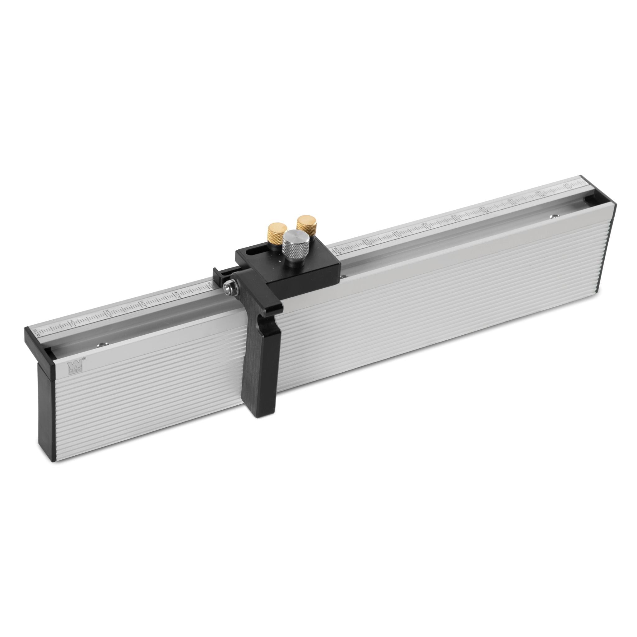 WEN WA1402 18-Inch Premium Aluminum Miter Gauge Fence with Flip-Down for Woodworking & Table Saw - Perfect for Precise Angle Cuts in DIY Projects