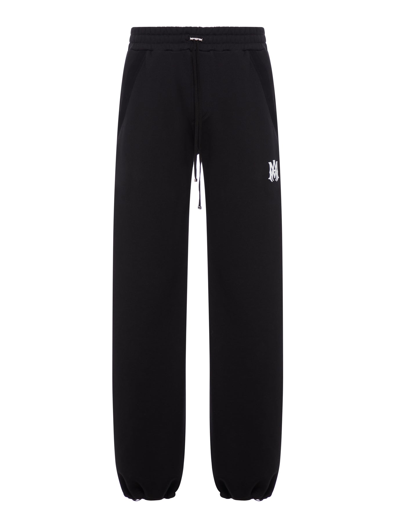 Amiri Cotton Pants for Men - Black Slim Fit Casual Trousers with Stretch | Comfortable Lounge Pants for Streetwear, Travel & Everyday Wear