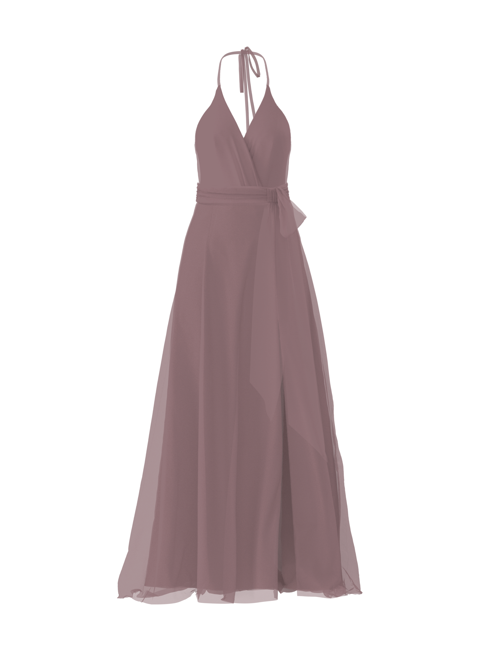 Carmelle Bodice & Arabella Skirt Set with Sash Belt in Mauve - Perfect for Weddings, Parties, and Special Occasions
