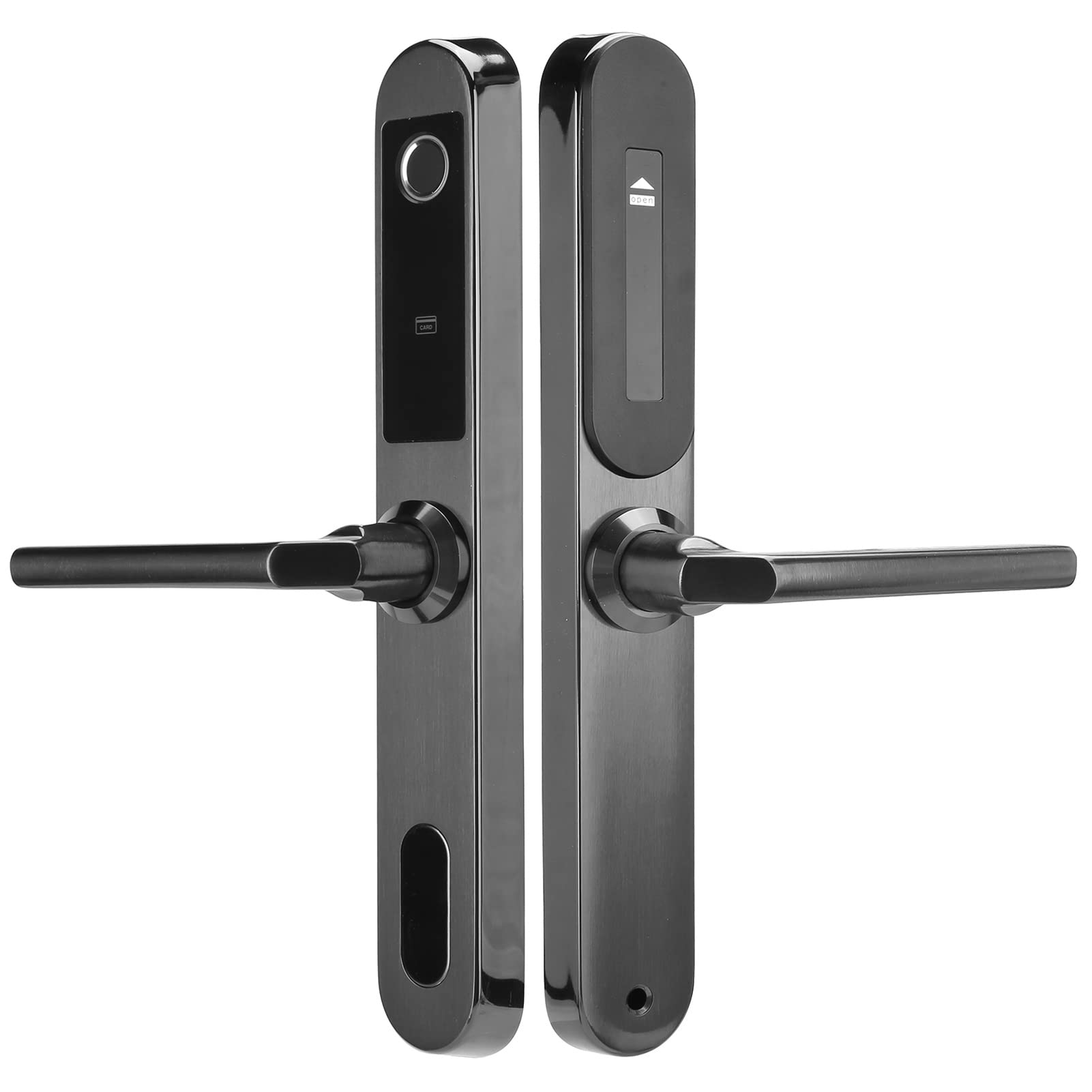 Smart Keyless Entry Fingerprint Door Lock - Touchscreen Keypad, RFID Card & Password Access for Home, Hotel & Office (Left Opening) | Secure & Convenient Electronic Lock for Front Doors, Rental Properties & Smart Homes