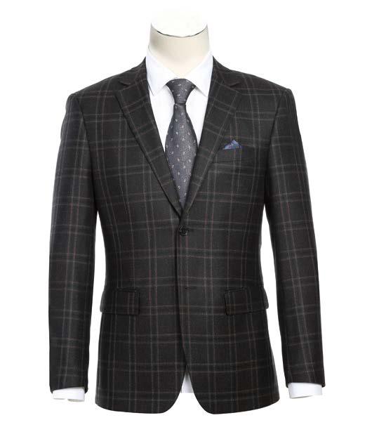 Alessandro Vitello by Renoir Men's Slim Fit Side Vented Blazer 563 11 - Premium Business Suit Jacket for Office, Wedding & Formal Events