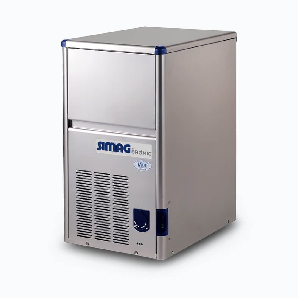 Bromic Self Contained Ice Maker - 24kg/24h Hollow Cube Ice Machine for Restaurants, Bars, and Commercial Use