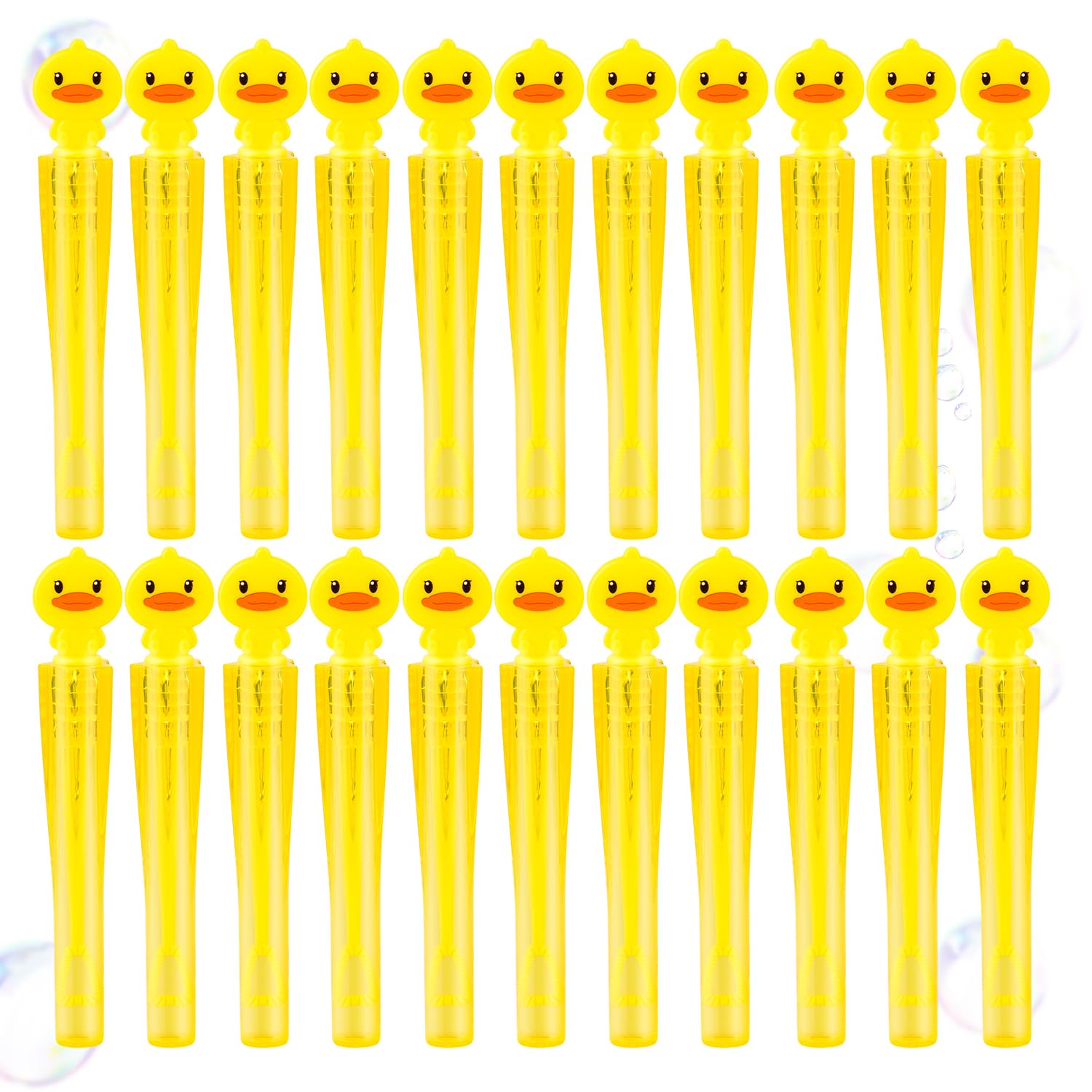 JoyGrow Bubble Party Duck Bubble Blower - Most Popular Kids Bubble Wand for Outdoor Play, Birthday Parties, Easter Events & Carnival Prizes (6-Pack) - Fun Animal Shaped Bubble Sticks for Children's Games & Summer Activities