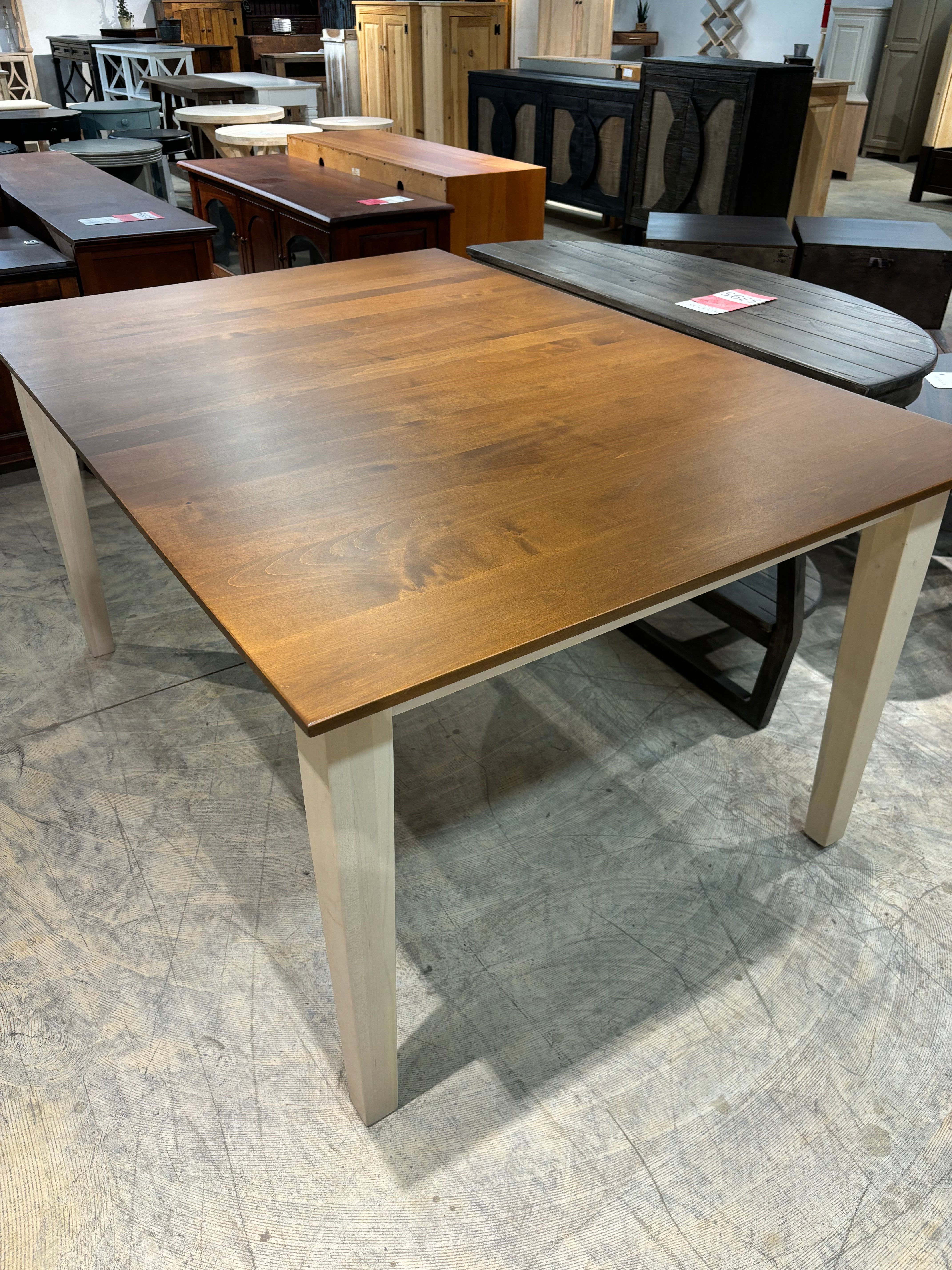 Solid Maple Wood Dining Table - High-Quality Hardwood Furniture for Kitchen, Dining Room & Home Decor | Durable & Stylish Modern Design