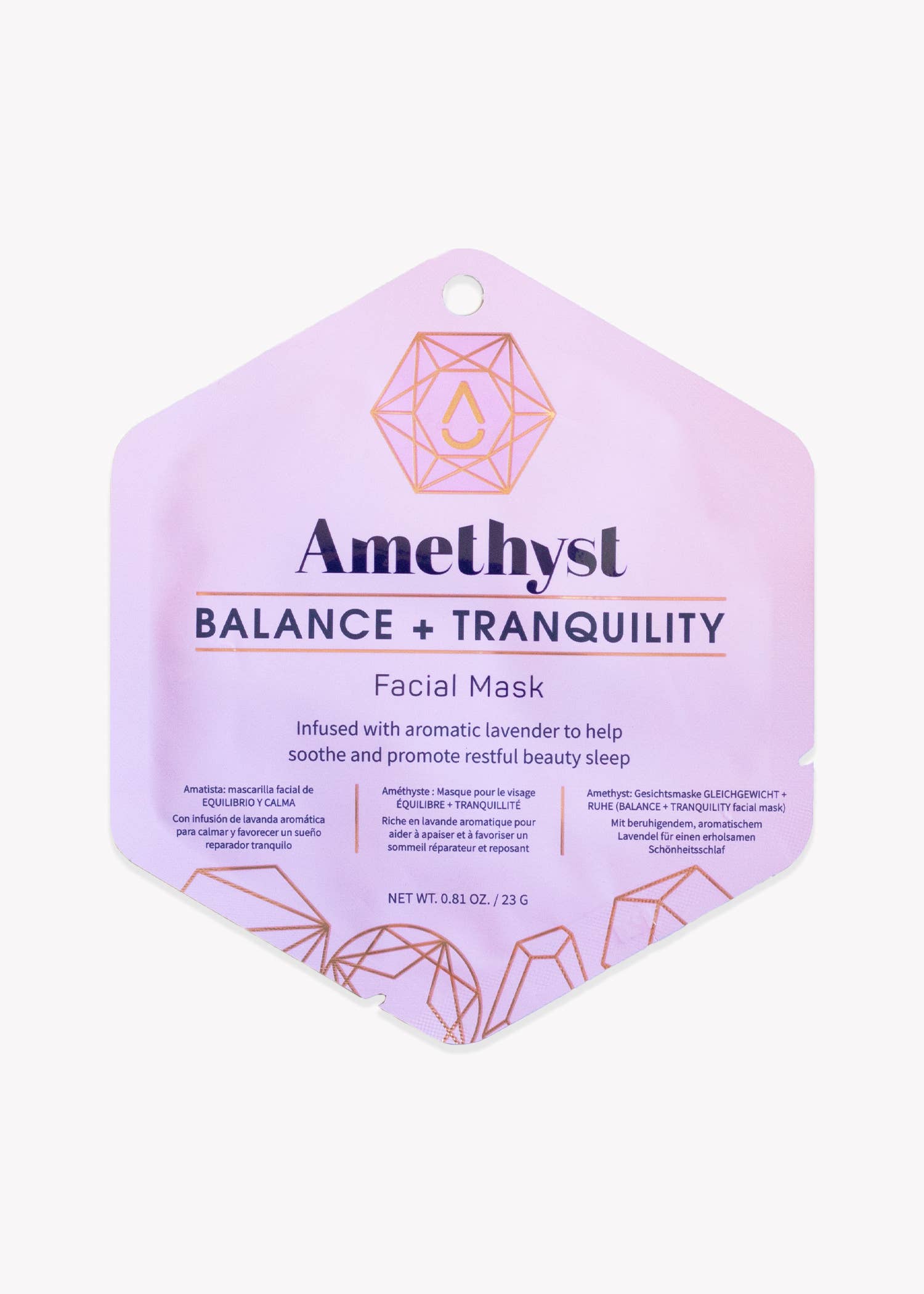 Tranquil Amethyst Facial Mask for Glowing Skin | Soothing & Hydrating Face Mask | Perfect for Spa Night & Self-Care Routine