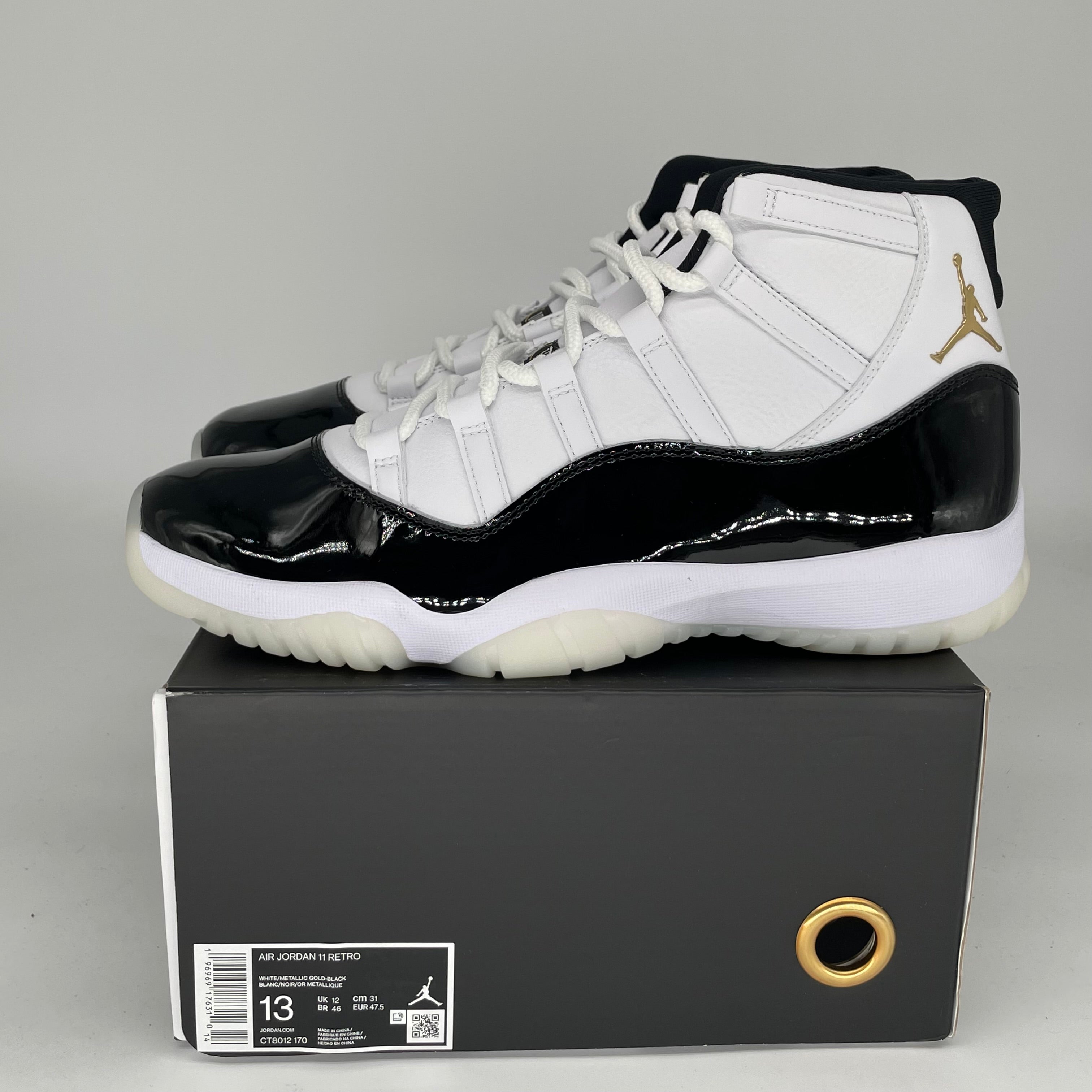 AIR JORDAN 11 DMP GRATITUDE Basketball Shoes Men's Size 13 (CT8012-170) - Perfect for Court Play, Sneaker Collecting & Streetwear Fashion