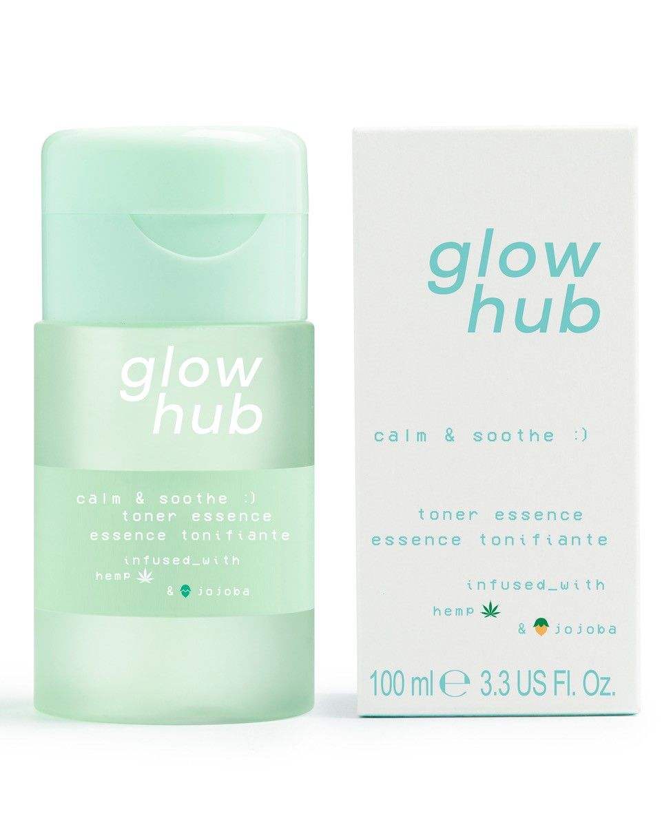 Glow Hub Calm & Soothe Hydrating Toner Essence for Sensitive Skin | Korean Skincare | Daily Moisturizing & Soothing Facial Treatment | Perfect for Dry, Irritated Skin Morning & Night Routine