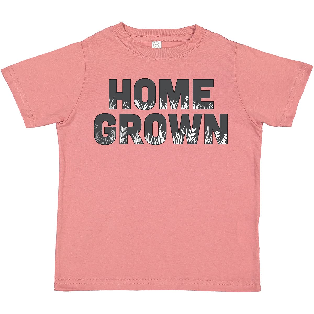 Inktastic Home Grown Toddler T-Shirt - Cute Organic Cotton Tee for Babies & Kids - Perfect for Playtime, Daycare & Family Outings