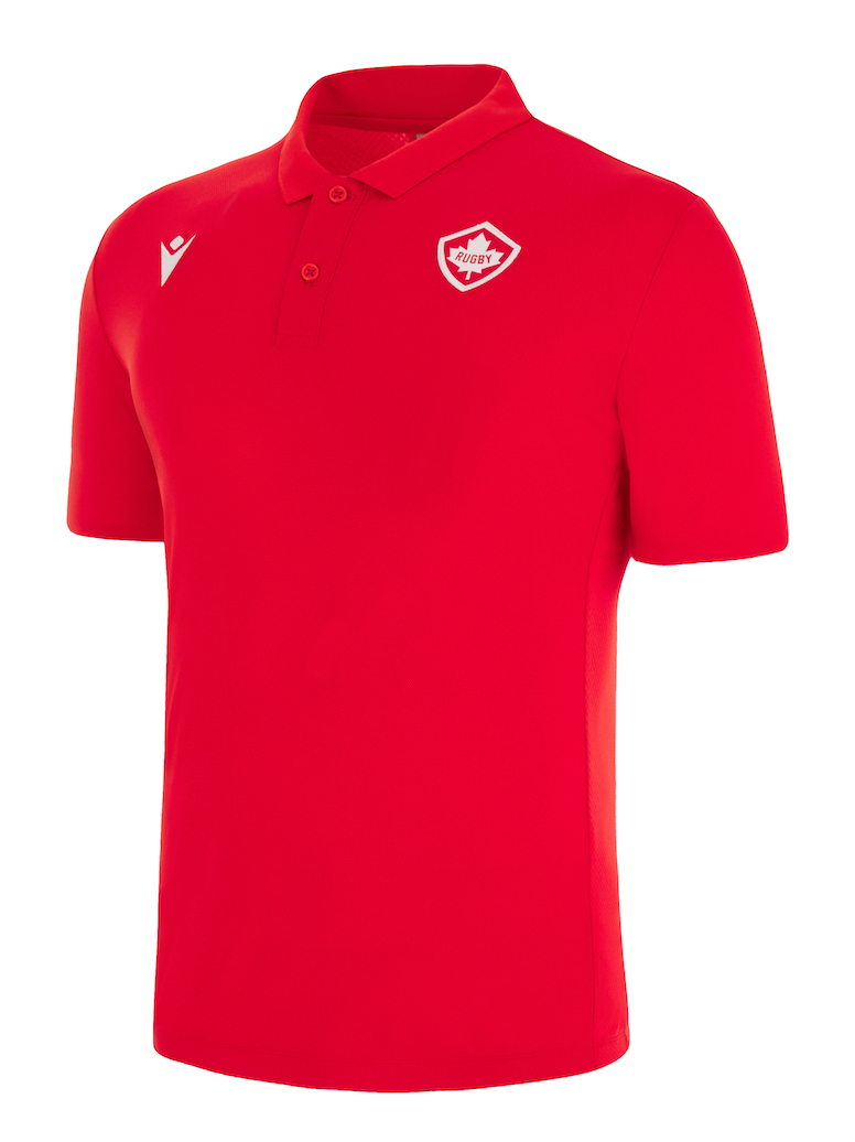 Official Canada Performance Polo Shirt for Men - Moisture-Wicking & Breathable (Red) - Perfect for Golf, Tennis & Casual Wear