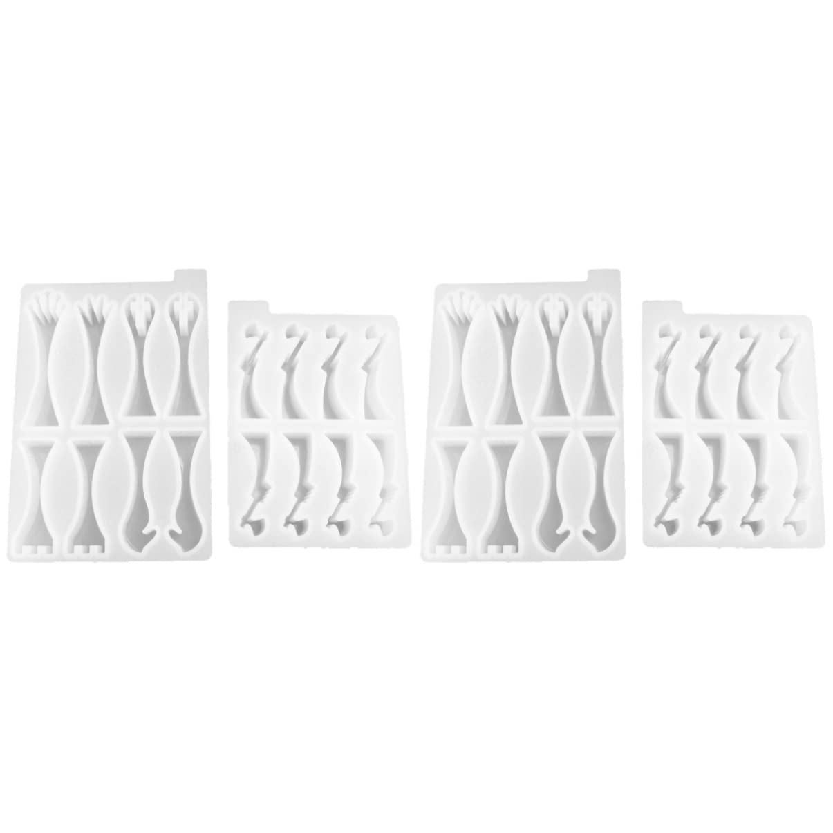 COHEALI 4-Piece Resin Chess Board Mold Set - 3D Silicone Molds for Chocolate, Fondant & Soap Making - Perfect for DIY Crafts, Baking & Home Decor